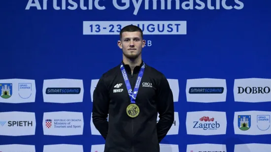 Fenomenalni Kovtun osvojio jo&scaron; jedno zlato za Hrvatsku na EP-u u gimnastici