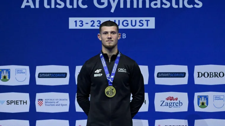 Fenomenalni Kovtun osvojio jo&scaron; jedno zlato za Hrvatsku na EP-u u gimnastici