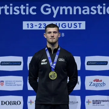 Fenomenalni Kovtun osvojio jo&scaron; jedno zlato za Hrvatsku na EP-u u gimnastici