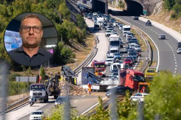 HAK o kaosu na A1 zbog prevrnutog kamiona: 'Normalizacija u tijeku, ali slijede novi zastoji'