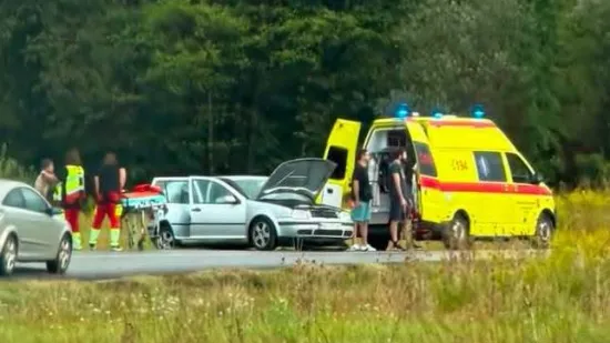 Sudar automobila u Zagorju: Sve službe na terenu