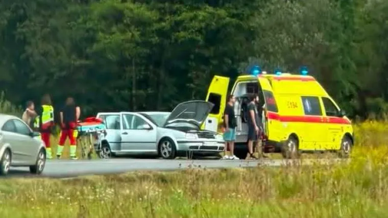 Sudar automobila u Zagorju: Sve službe na terenu