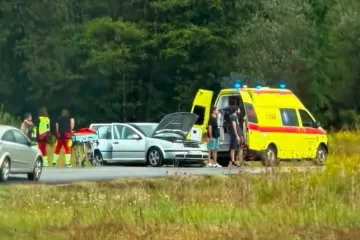 Sudar automobila u Zagorju: Sve službe na terenu