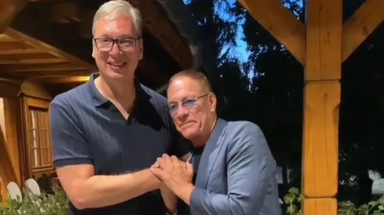 Jean-Claude Van Damme do&scaron;ao u Srbiju, pogledajte kako ga je primio Vučić