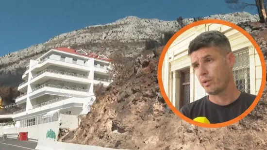 Strah na zgari&scaron;tu kod Omi&scaron;a! Klizi&scaron;te iznad kuća, a stižu prve ki&scaron;e: 'Molimo Boga da ne krene'
