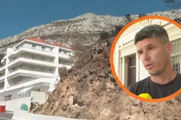Strah na zgari&scaron;tu kod Omi&scaron;a! Klizi&scaron;te iznad kuća, a stižu prve ki&scaron;e: 'Molimo Boga da ne krene'