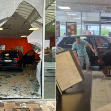 Drama na autocesti A1: Automobilom uletio u kafić na odmori&scaron;tu, jedna osoba ozlijeđena