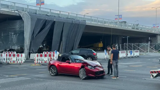 Sudar dva automobila na jednom od najprometnijih križanja u Zagrebu