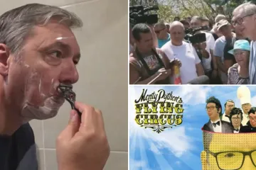Vučić na najbizarnijoj predizbornoj turneji ikad: Dijeli sladolede, pere aute, grli bake...