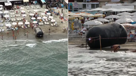 Misterij na plaži: Golemi crni objekt nasukao se i iznenadio brojne kupače