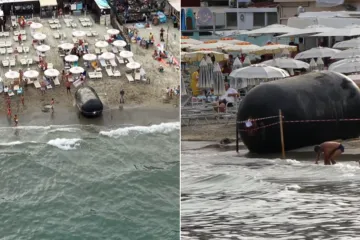 Misterij na plaži: Golemi crni objekt nasukao se i iznenadio brojne kupače