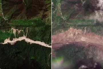 Satelitske snimke otkrile razmjere katasrofe: Razorni val pomeo sve pred sobom