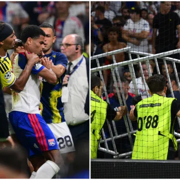 Kaos kakav Liga prvaka ne pamti: Igrači se sukobili, navijači utrčali na teren