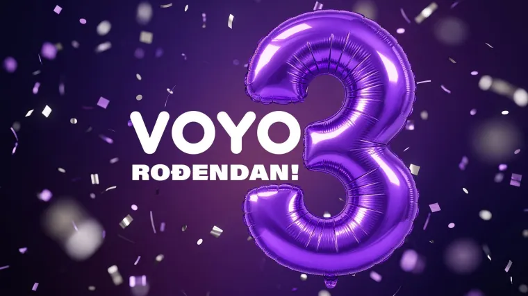 Voyo slavi treći rođendan &ndash; i tek smo počeli!