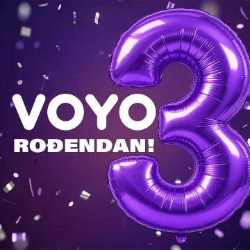 Voyo slavi treći rođendan &ndash; i tek smo počeli!