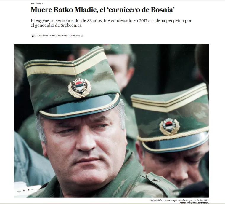 Mrtav je 'mesar Bosne'! Svjetski mediji: 'Bio je zastra&scaron;ujućeg pogleda i visokog mi&scaron;ljenja o sebi'
