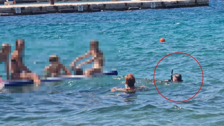Vijećnika snimili s podvodnom pu&scaron;kom, stigle optužbe. On uzvraća: 'Za&scaron;to su fotografirali djecu?'