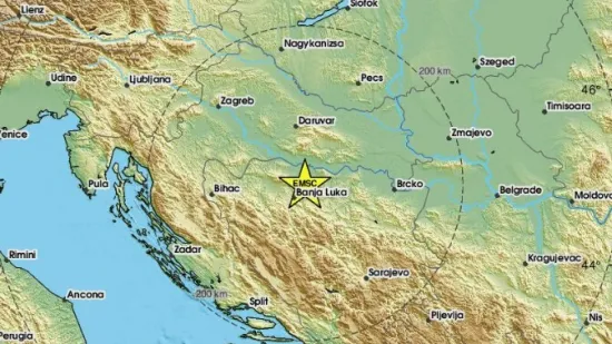 Tresla se Banja Luka, potres se osjetio i u Hrvatskoj: 'Jak, kratak udar'