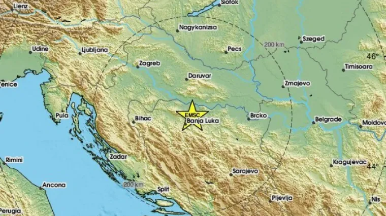 Tresla se Banja Luka, potres se osjetio i u Hrvatskoj: 'Jak, kratak udar'