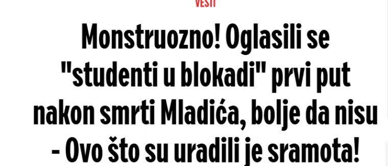 Paljba po Hrvatskoj i 'blokaderima', pogledajte naslovnice srpskih tabloida!