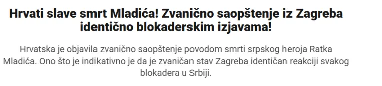 Paljba po Hrvatskoj i 'blokaderima', pogledajte naslovnice srpskih tabloida!