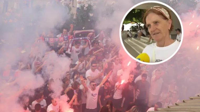Gospođa Iva dočekala je igrače Hajduka: 'Ja sam se naježila kad sam čula'