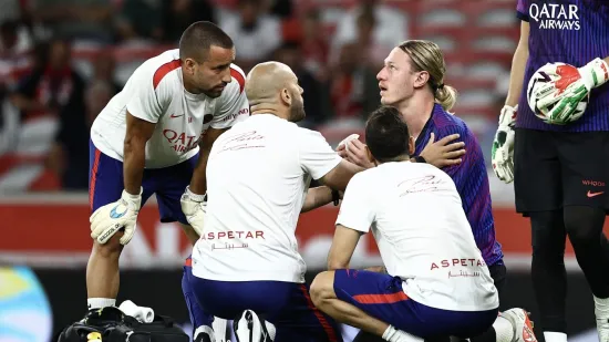 Drama uoči utakmice PSG-a! Safonov nakon žestokog sudara ostao ležati, liječnici utrčali