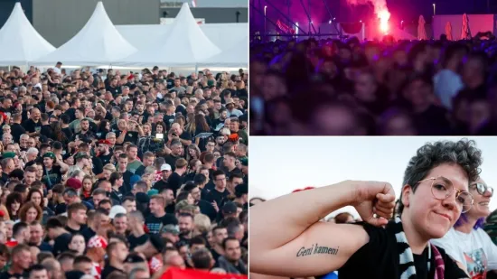 Baklje, zastave i more ljudi: Spektakl samo &scaron;to nije počeo, prizori ostavljaju bez daha