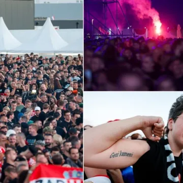 Baklje, zastave i more ljudi: Spektakl samo &scaron;to nije počeo, prizori ostavljaju bez daha