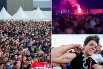 Baklje, zastave i more ljudi: Spektakl samo &scaron;to nije počeo, prizori ostavljaju bez daha