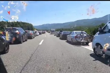 Detalji nesreće na A1: Policija ogorčena na vozače koji su iskori&scaron;tavali hitni koridor: 'Imamo snimke'