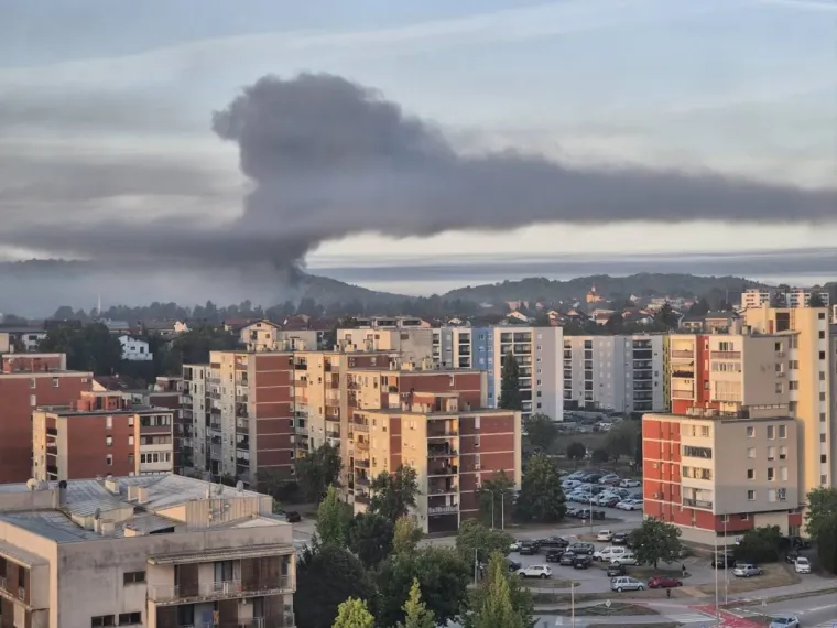 U Karlovcu izbio požar! Iz Grada objavili: 'Zatvorite prozore i ne približavajte se'